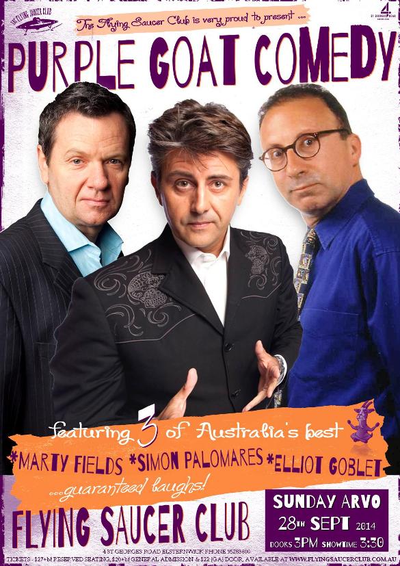 Purple Goat Comedy feat. Simon Palomares, Elliot Goblet & Marty Fields